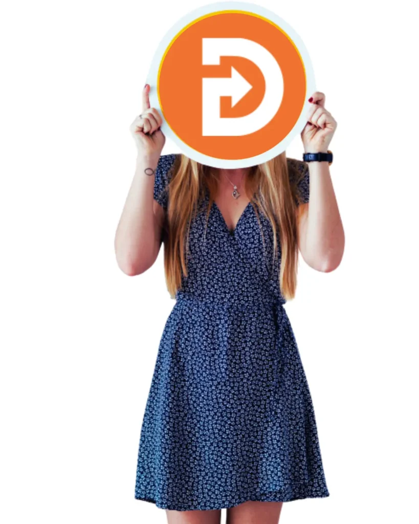 girl holding digiphlox logo