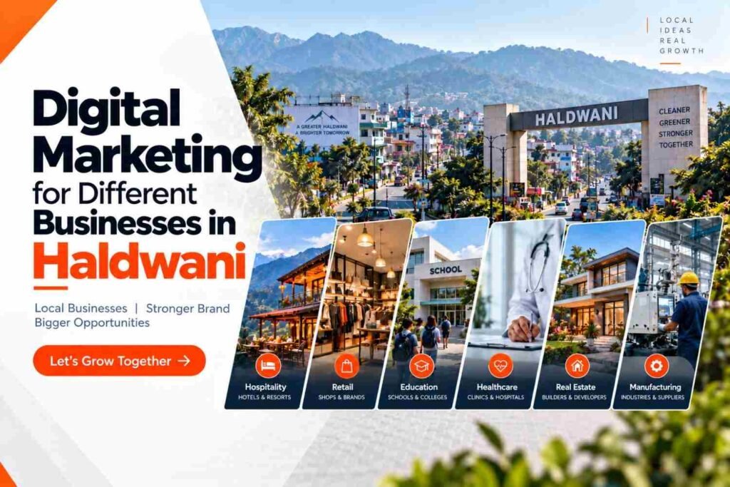 Digital Marketing for Different Businesses in Haldwani
