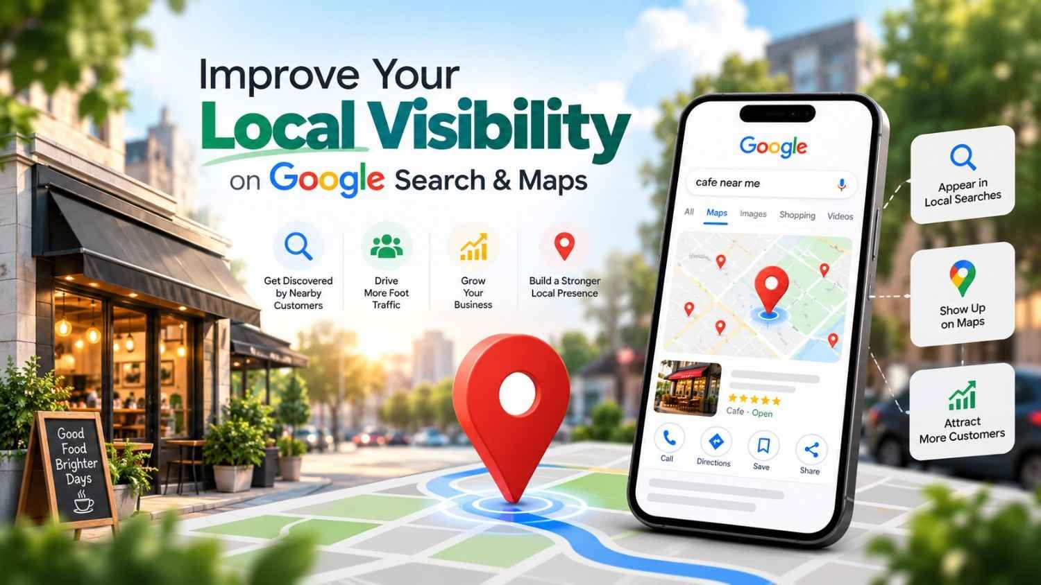 Improve Your Local Visibility on Google Search Maps.
